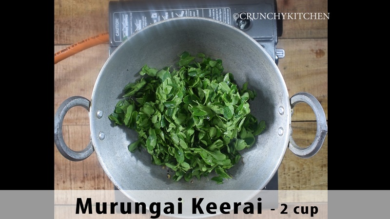 MURUNGAI KEERAI PORIYAL