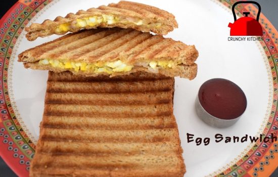 Egg Sandwich Recipe/Grilled Egg Sandwich Recipe