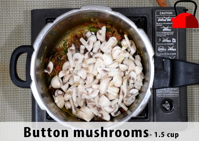 Mushroom Biryani Recipe