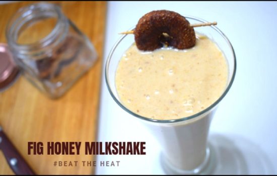 Fig Milkshake Recipe /Fig and Honey Milkshake