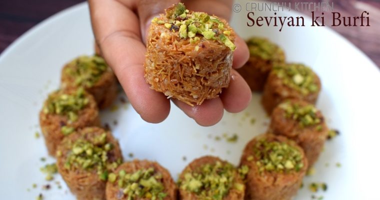 Vermicelli Bites/ Seviyan ki Burfi/Semiya Sweet Recipes