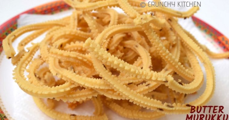 Home Made Butter Murukku /Butter Murukku Recipe