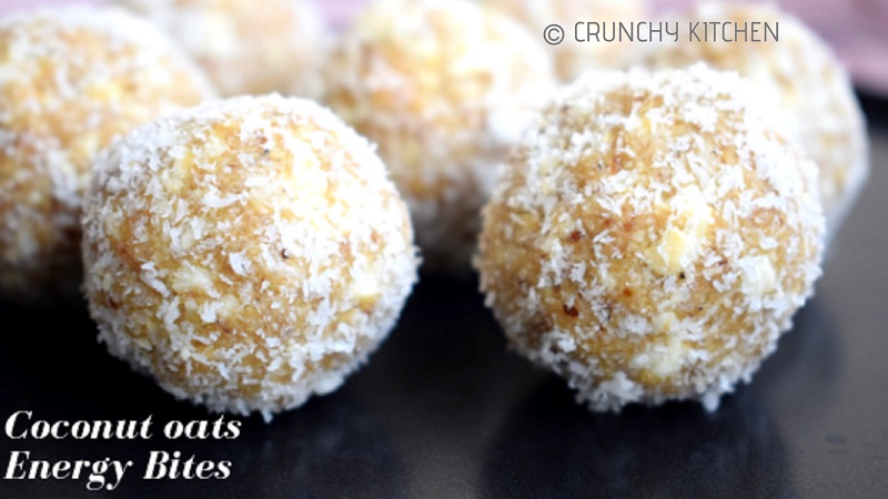 Coconut Cardamom Energy Bites 