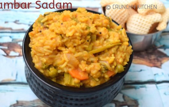 TamilNadu Style Sambar Rice / Sambar Sadam