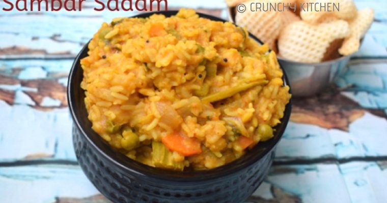 TamilNadu Style Sambar Rice / Sambar Sadam