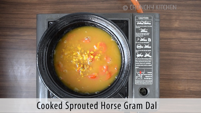 Sprouted Horse Gram Gravy 