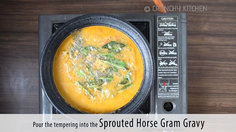 Sprouted Horse Gram Gravy 