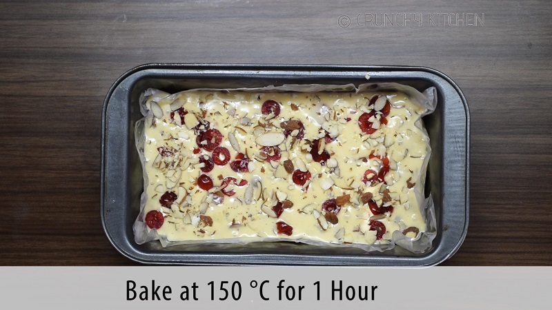 Cherry Almond Loaf Cake 