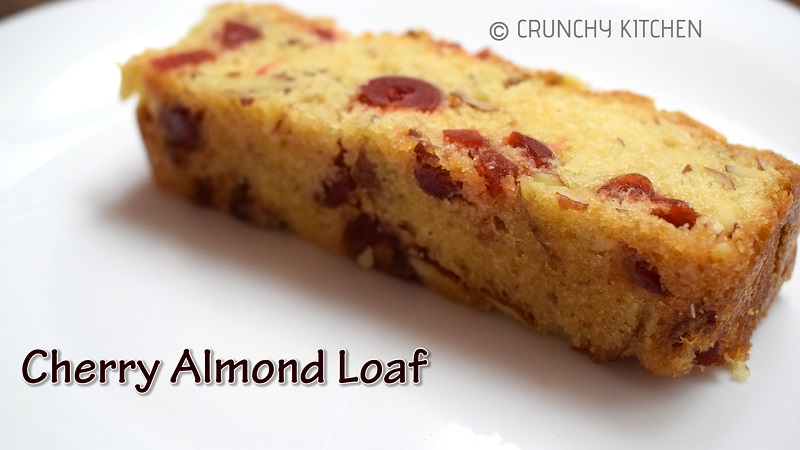 Cherry Almond Loaf Cake 