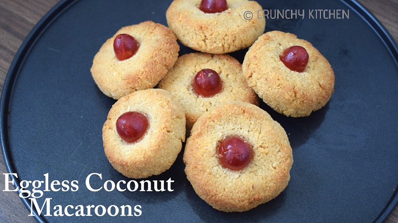 Eggless Coconut Macaroons