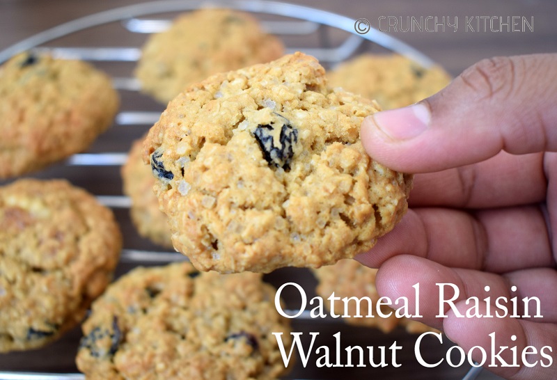 Oatmeal Raisin Walnut Cookies 