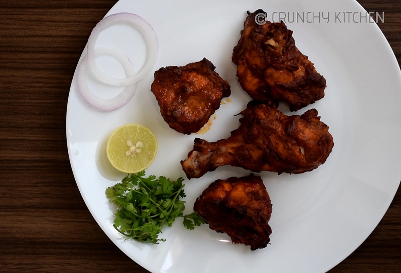 vrije tijd woede huichelarij Tandoori chicken at home | Tandoori chicken in oven | Tandoori chicken  recipe — Crunchy Kitchen