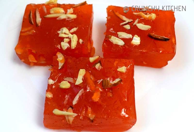 Corn flour halwa 