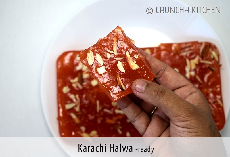 Corn flour halwa