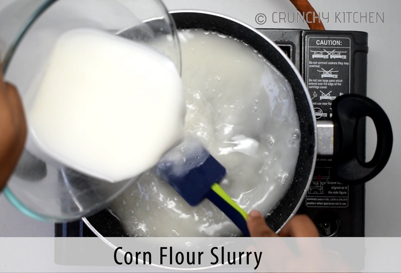 Corn flour halwa