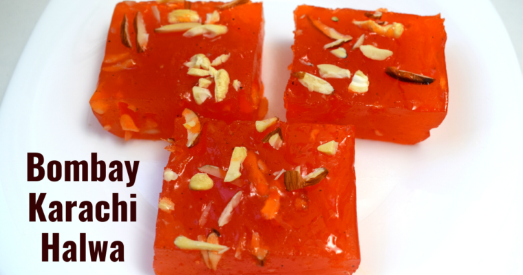 Bombay Karachi Halwa | Corn flour halwa