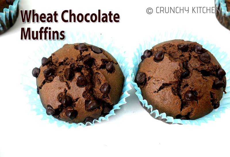 wheat chocolate muffin