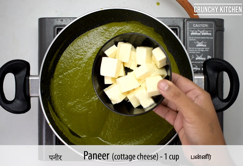 Palak paneer 