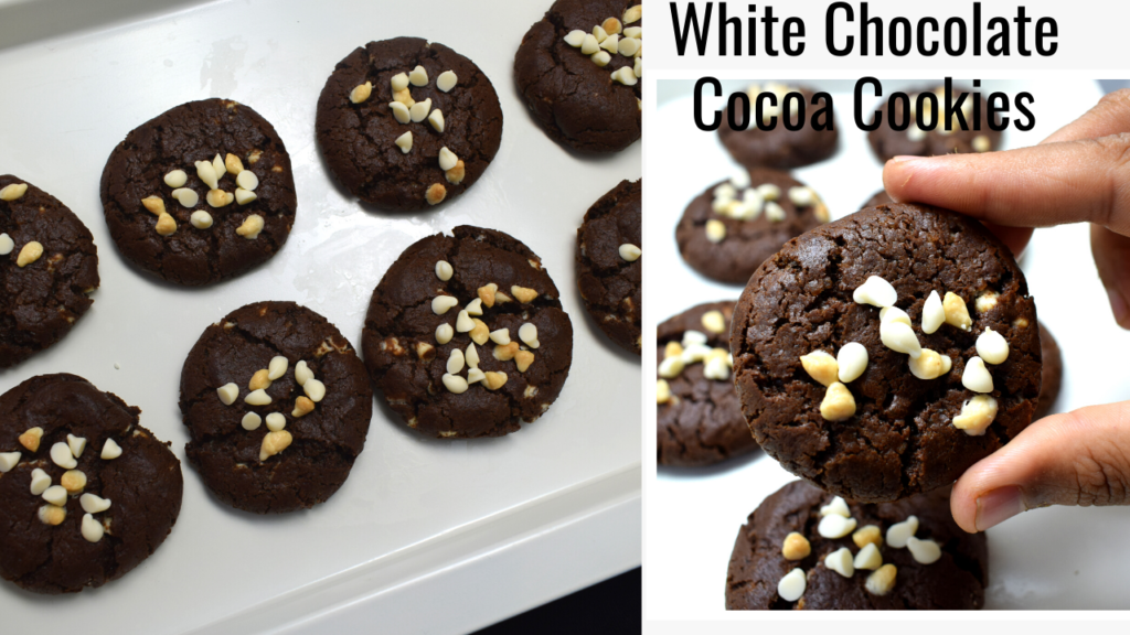 White Chocolate Cocoa Cookies — Crunchy Kitchen