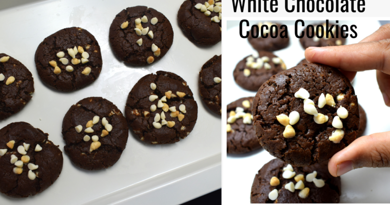 White Chocolate Cocoa Cookies Recipe