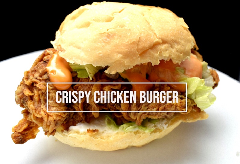 crispy chicken burger kfc