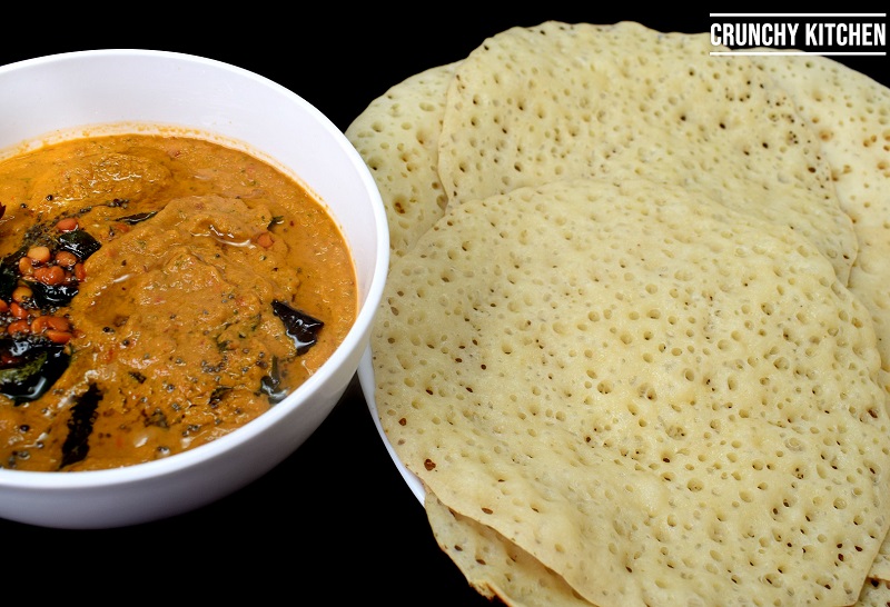 Rava appam recipe | Instant suji appam with spicy chutney — Crunchy Kitchen