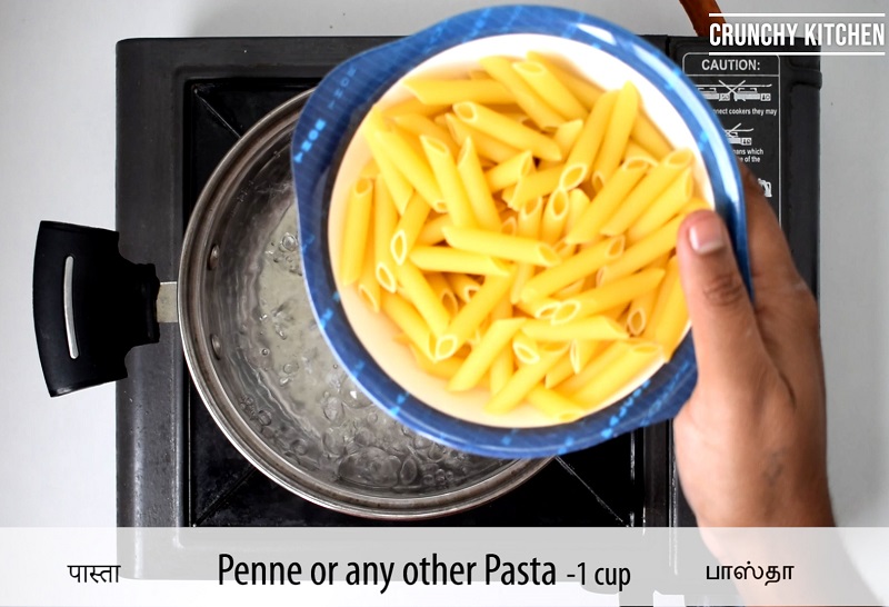 White sauce pasta 