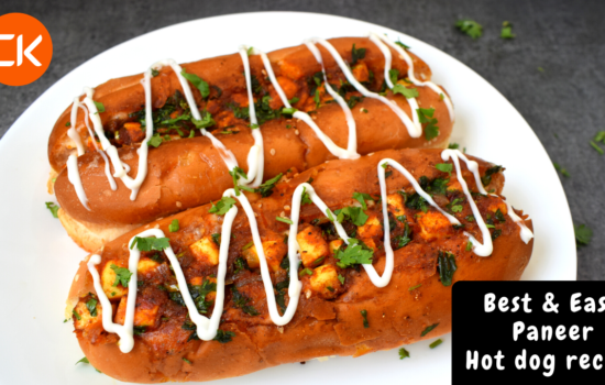 Paneer Hot dog recipe | Best & Easy Hot dog