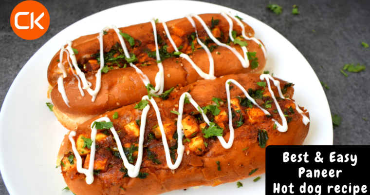 Paneer Hot dog recipe | Best & Easy Hot dog