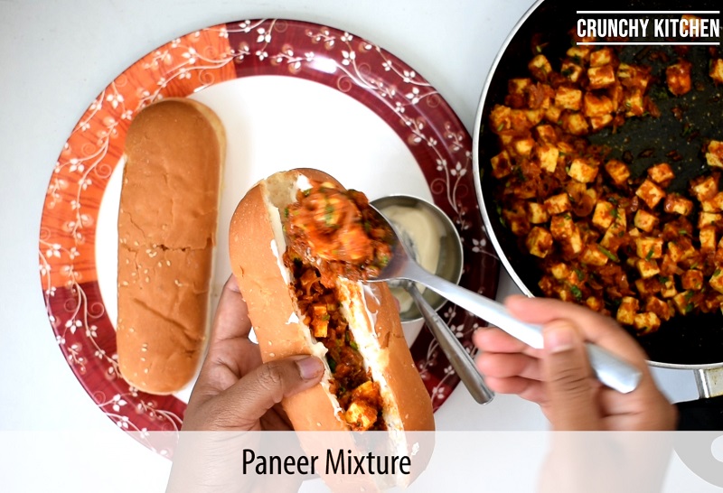 Paneer Hot dog