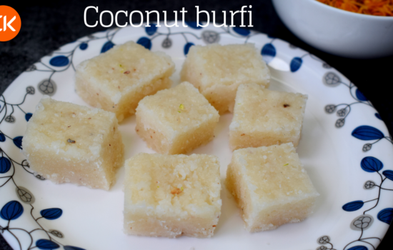 Coconut Burfi |Nariyal Barfi |How to make Thengai Burfi